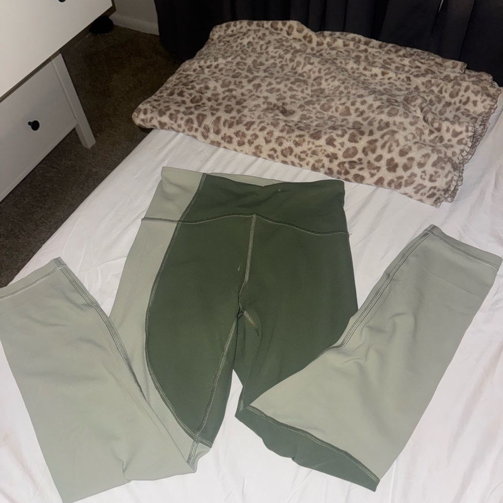 Lululemon Athletica Olive Green Leggings